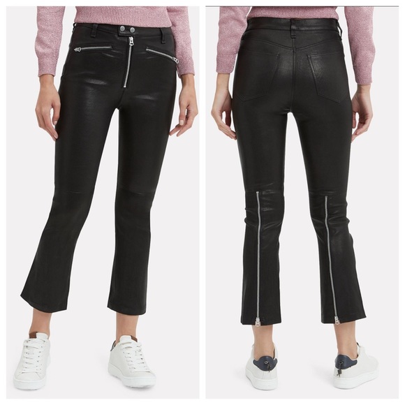 rag & bone Pants - New! RAG & BONE Braxton Lambskin Leather Pants